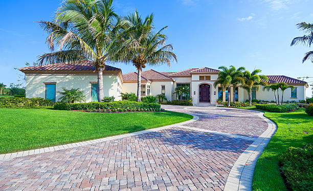 Residential Paver Driveway in Encantada Ranchito El Calaboz, TX